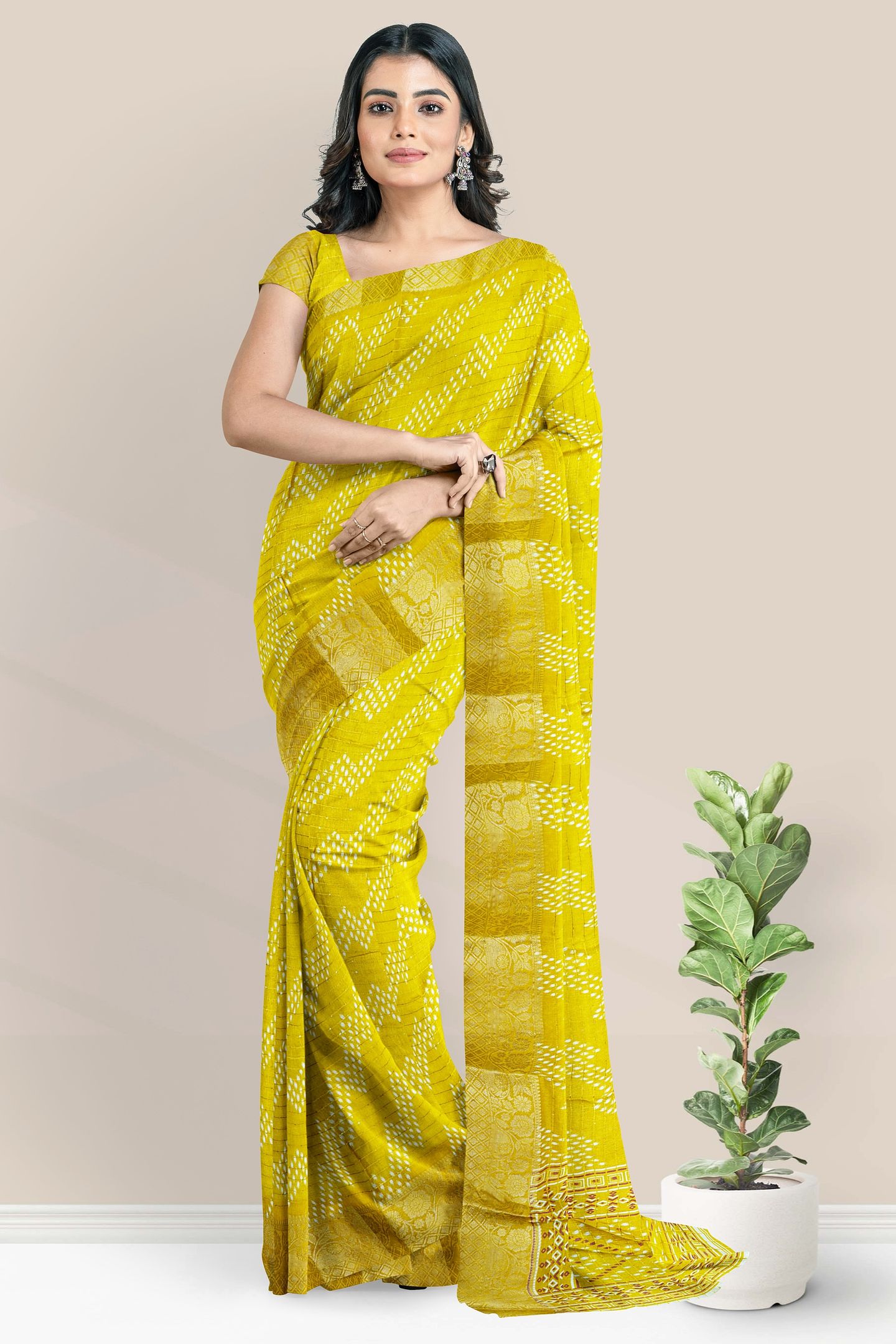Soft Silk Gold Zari And Sequence Work Mustard Yellow Saree