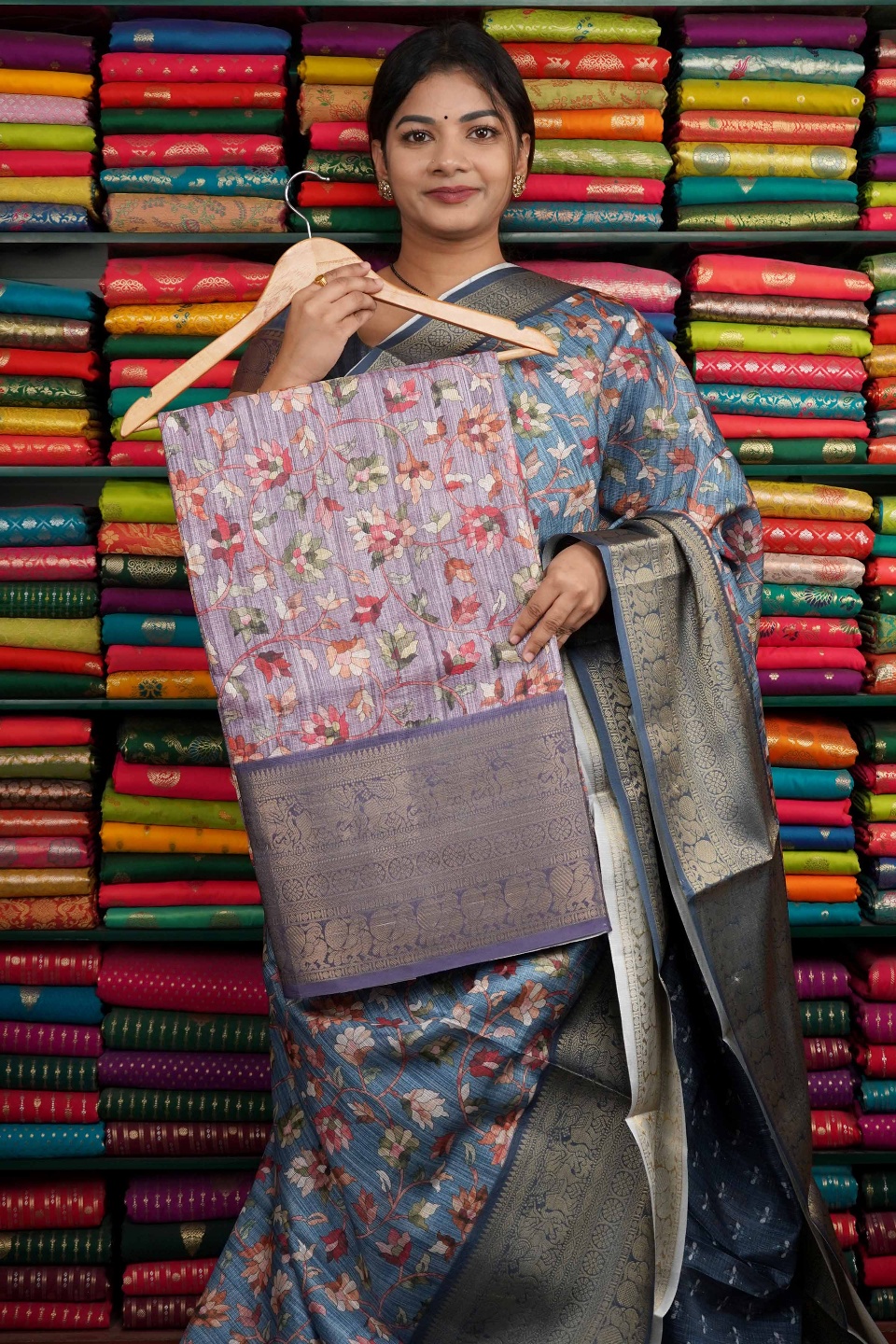Kota Kanchi Border Lavendar Saree