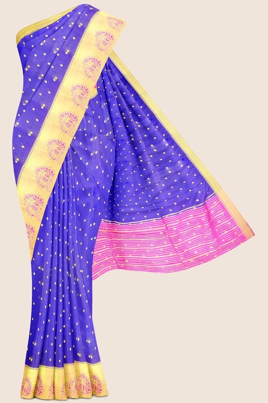 Yellow Maroon Pure Silk Sarees Get Extra 10% Discount on All Prepaid T –  Dailybuyys