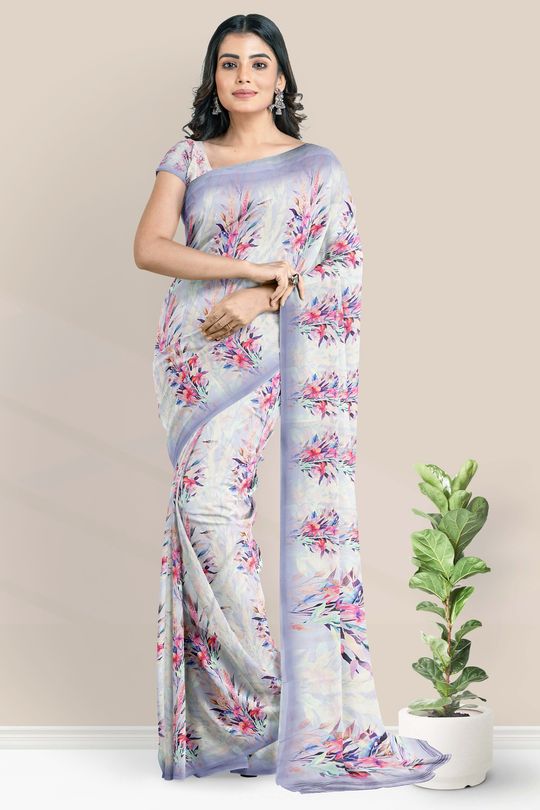 Georgette Saree – Rajyogam