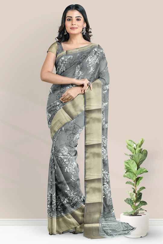 Buy Green Soft Silk Zari Weaving Saree Festive Wear Online at Best Price |  Cbazaar