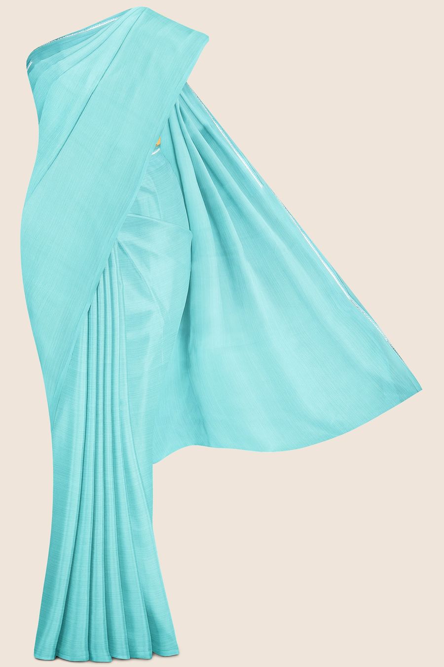 Buy Sky Blue Soft Cotton Saree Online – RODDUR