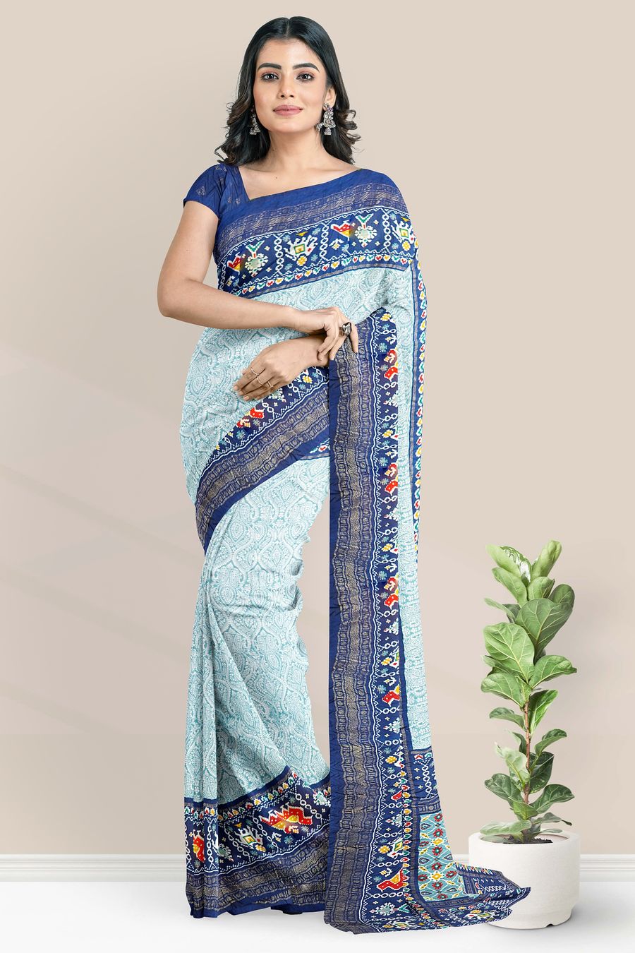 Buy NG CREATION Striped Bollywood Chiffon Light Blue Sarees Online @ Best  Price In India | Flipkart.com